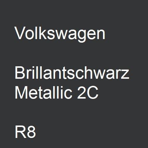 Volkswagen, Brillantschwarz Metallic 2C, R8.